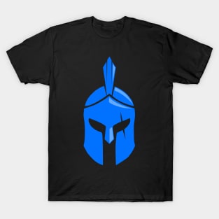 Warrior Helmet Blue T-Shirt